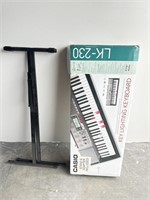 Casio LK-230 lightning keyboard with Stand