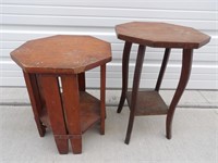 2 Old Wood Stands