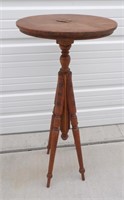 Tall Antique Wood Stand