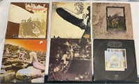 6) Led Zeppelin vinyl LP records