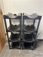 2 WATER BOTTLE RACKS