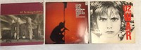 3) U2 vinyl LP records