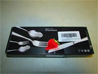 24pc Stainless Steel Flatware