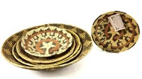 (6) Shalimar Collection Woven Baskets