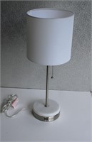 Table Lamp with USB Plug