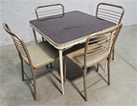 Cosco Folding table and 4 chairs