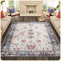 Istana Living Room Rugs 8x10 - Multi Colored Bedr