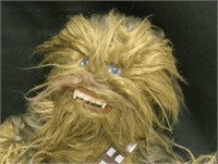 Vintage 1980s Stuffed Chewbaca Wookie-Talks-16"