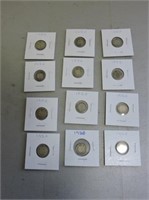 12   - 1920  - 5 Cent Coins