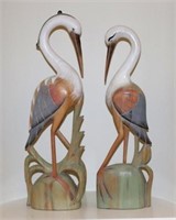 2pc Crane Figurines