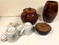 bean pot- pottery vase & more