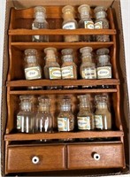 vintage spice rack