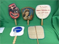 Selection of vintage fans