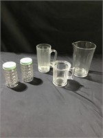 Glass;Pitcher, measuring cup, s/p shakers