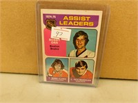 1975 OPC Bobby Orr Assist Leader Card #209
