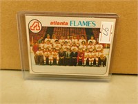 1978 OPC Atlanta Flames Team Card #192