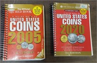 Two United States Coin Books, 2005 and 2020