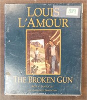 Book on 4 CD's Louis L'Amour The Broken Gun