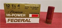 Federal 12 ga. 2 3/4 in #4 Shot shotshells,  Qty