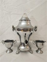 Metal Drink Dispenser with Cups