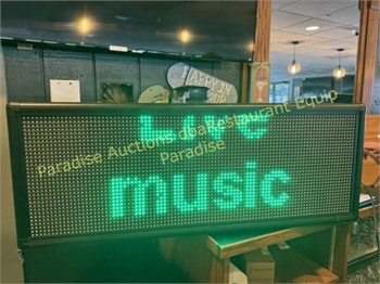 Programmable Sign Lighted LED