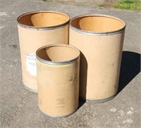 (3) Fiber Drums. 17×25, 24×33