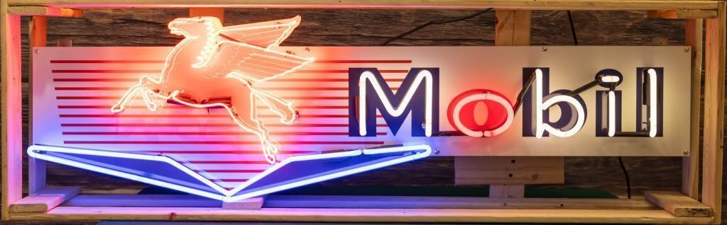 Large Mobile Neon Sign in Crate