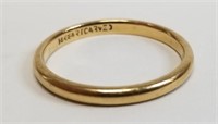 14 Karat Yellow Gold Wedding Band