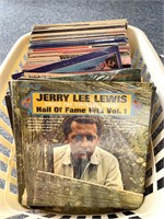Record Albums: Jerry Lee Lewis, Marty Robbins,