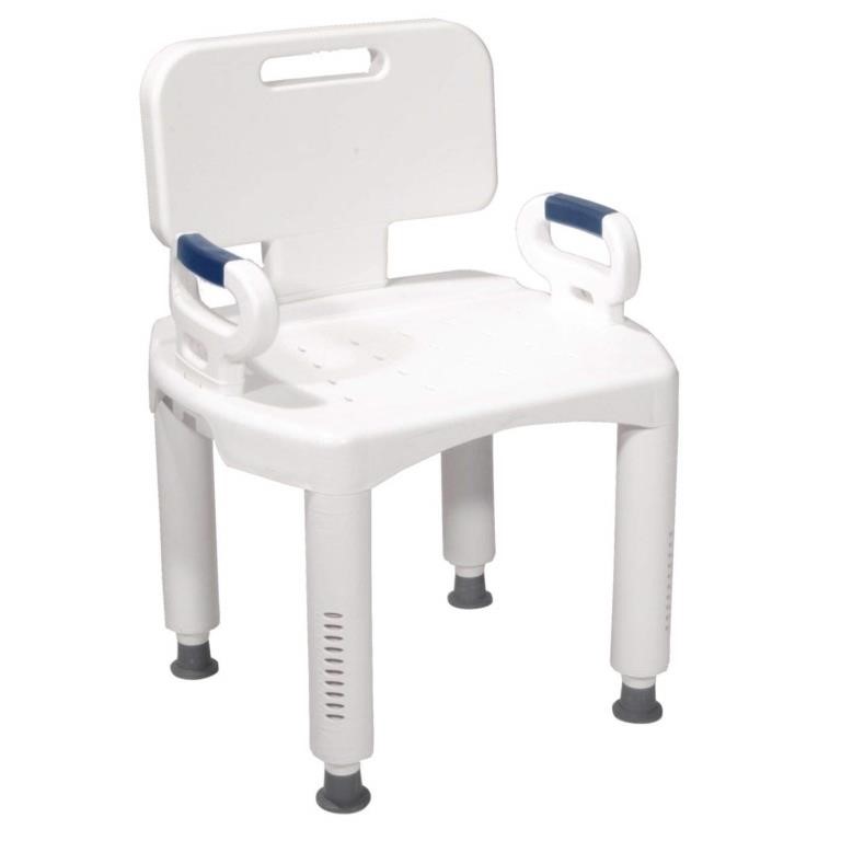 $65  Drive Shower Chair with Back and Arms