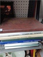Lot of Various Tower Hill School Year Books