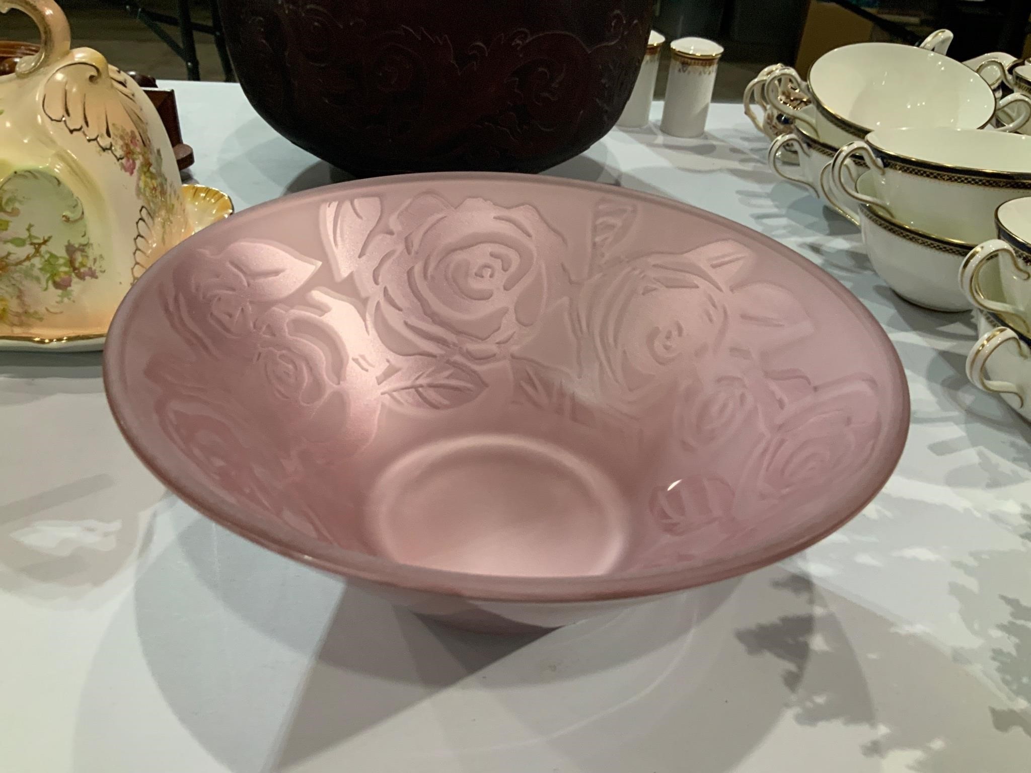 Portmeirion Amabel bowl 10" metallic red