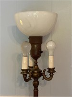 Antique Floor Lamp 63" H