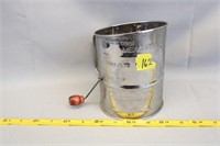3 Cup Measuring Hand Crank Flour Sifter