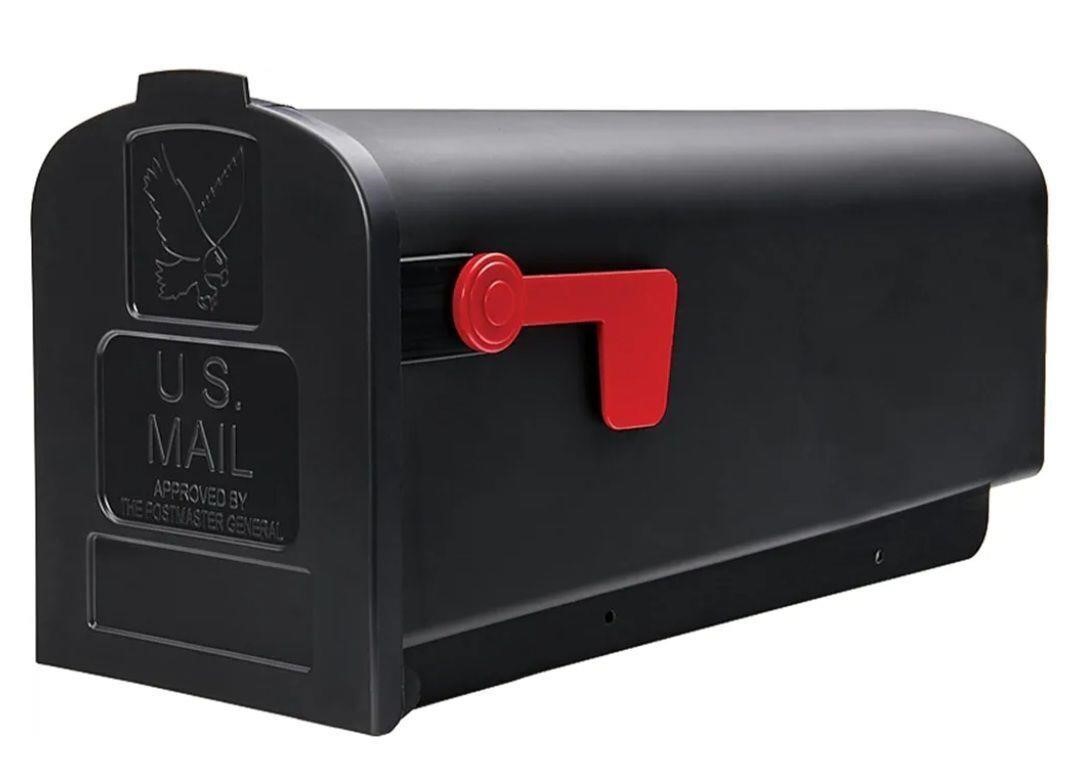 Architectural Mailbox Black Plastic Mailbox