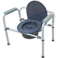 Medokare Bedside Commode Chair - Heavy-Duty Raised