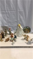 Nativity figurines, only, tree top angel, not