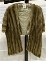 Genuine Ladies Fur Cape From Valentines Furs-