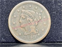 1849 US Large Cent