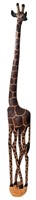 Hand Carved Wood Giraffe