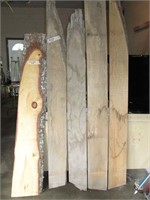 4 Butternut & 1 Pine Board