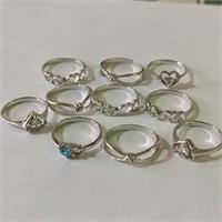 $400 Silver Pack Of 10 Ring