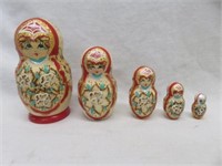 RUSSIAN STACKING DOLLS 1.5" TO 6"