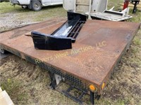 Truck Flatbed 8' wide 9.5' long with headache rack