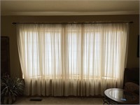 6 panels of 82”x5’ curtains