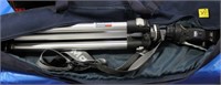 MANFROTTO CAMERA TRIPOD WITH CARRY BAG