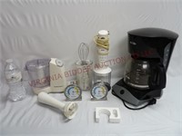 Mr Coffee, Hamilton Beach Chopper & Braun Blender