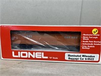 Lionel illuminated Milwaukee baggage car 69522