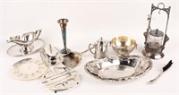 SILVERPLATED SERVING PIECES