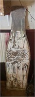 Hand painted Coca Cola sign 
Approx 7ft tall,